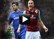 เบิร์นลี่ย์ vsเชลซี  Burnley 1-3 Chelsea