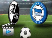 ไฟร์บวร์ก 2 - 2 แฮร์ธ่า เบอร์ลิน  Freiburg vs Hertha BSC