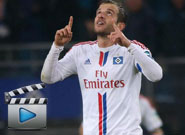ฮัมบูร์ก -vs- เบรเมน , Hamburger SV 2-0 Werder Bremen